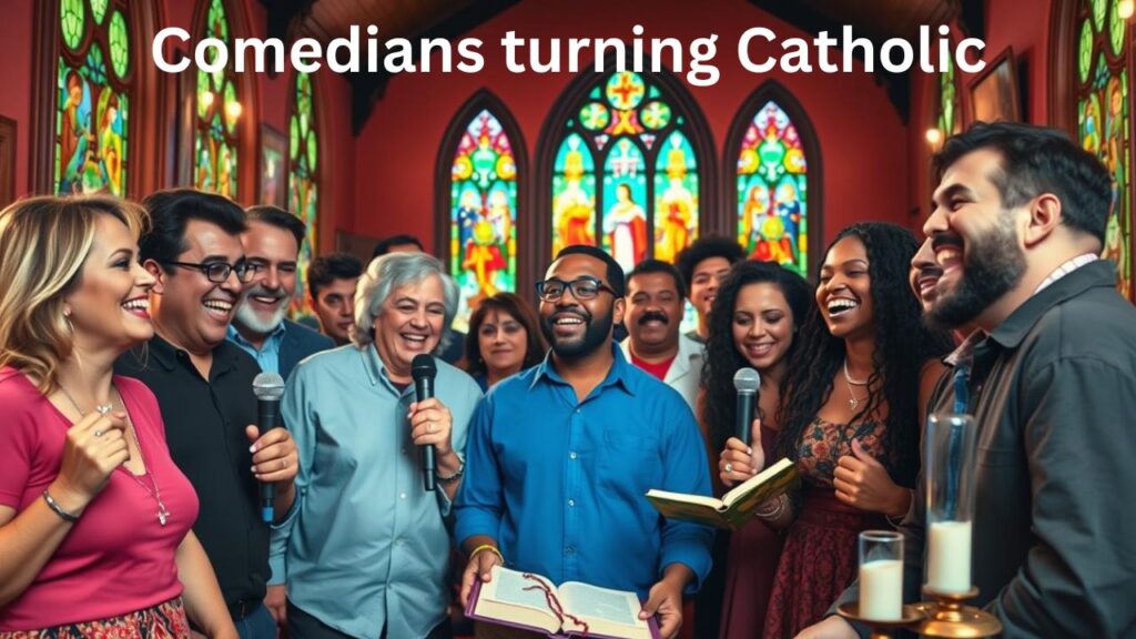 Comedians turning Catholic