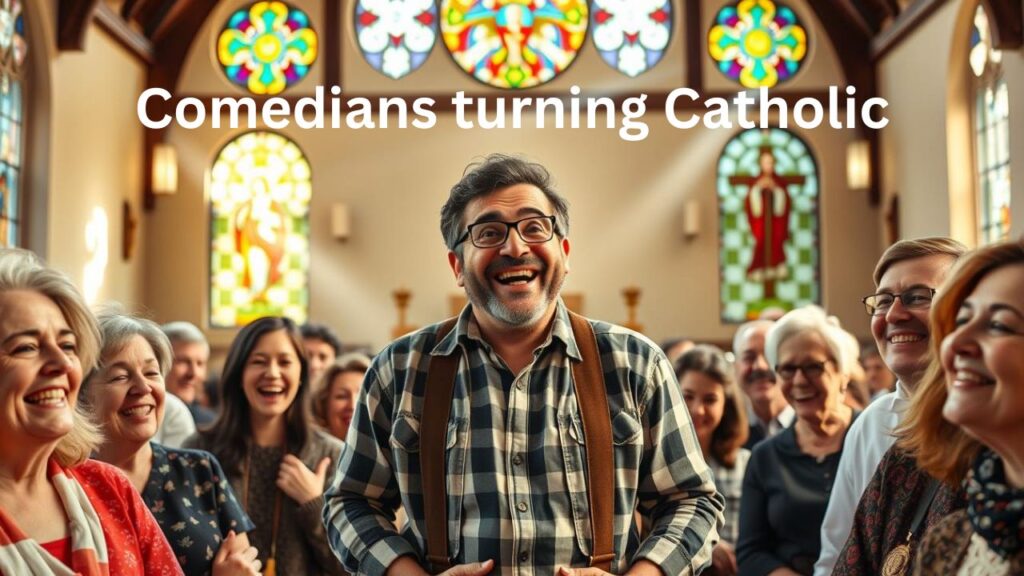 Comedians turning Catholic