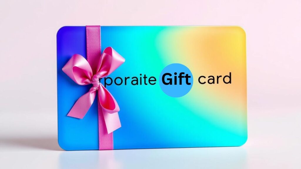 Corporate gift card purchase