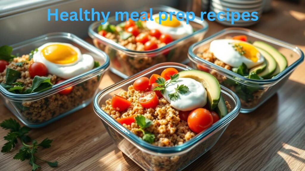 Healthy meal prep recipes