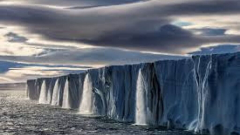 Ocean ice is melting day by day