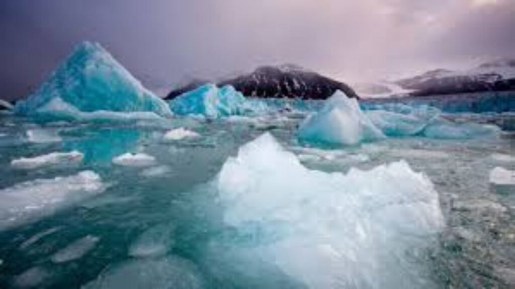 Ocean ice is melting day by day