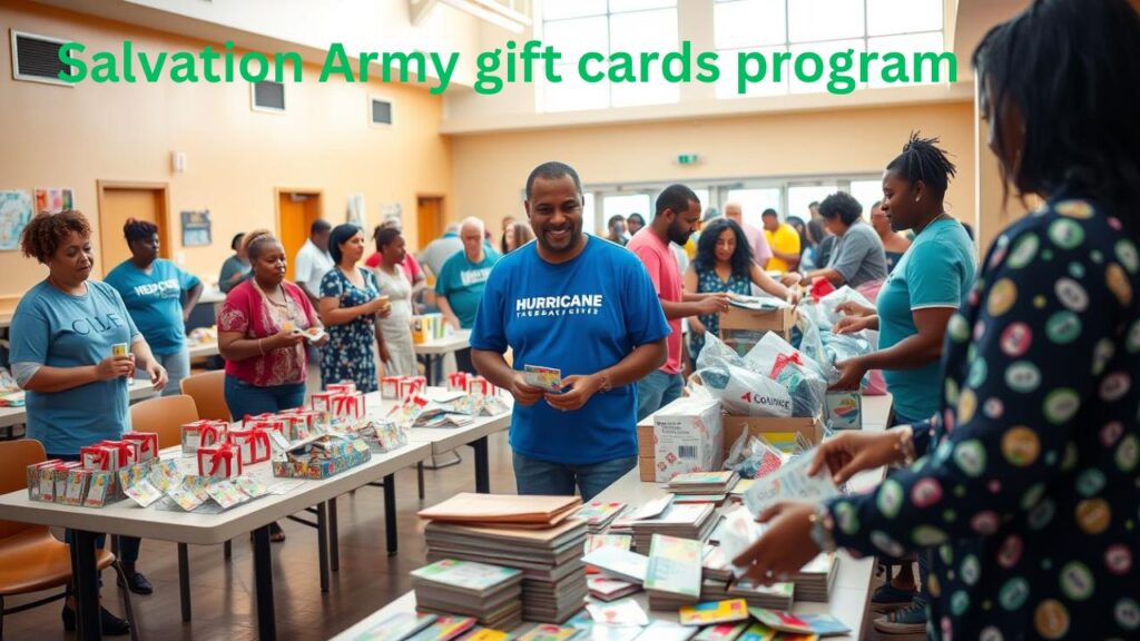 Salvation Army gift cards