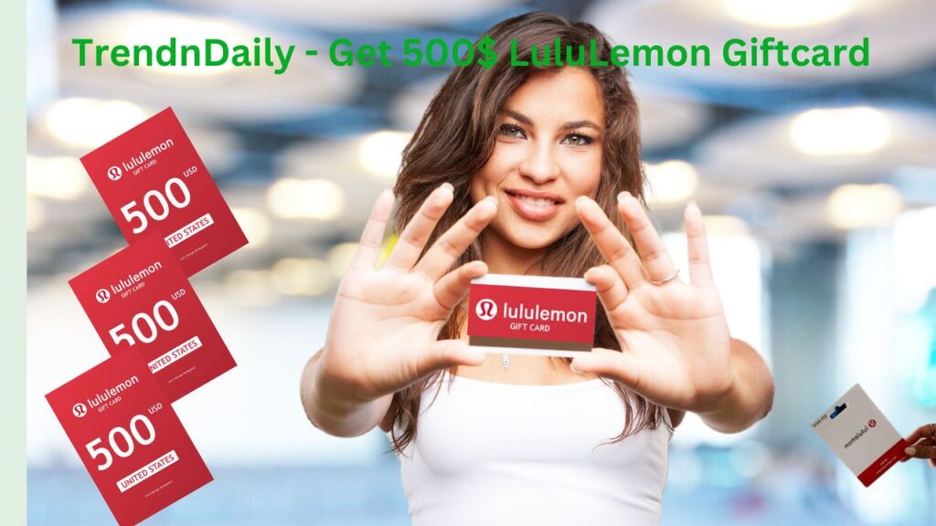 TrendnDaily Lululemon giveaway
